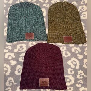 Love Your Melon Beanie Hat Bundle set of 3